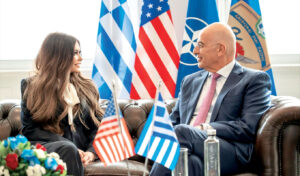 Kimberly Guilfoyle meets Nikos Dendias: “Get used to seeing me often”