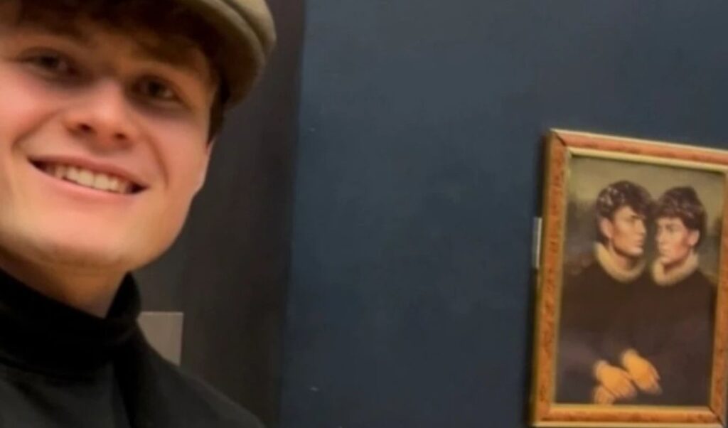 Belgian TikTokers hang self-portrait near Mona Lisa at Louvre