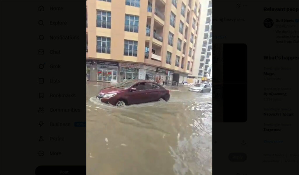 Dubai floods cause flight cancellations as clouds engulf Burj Khalifa