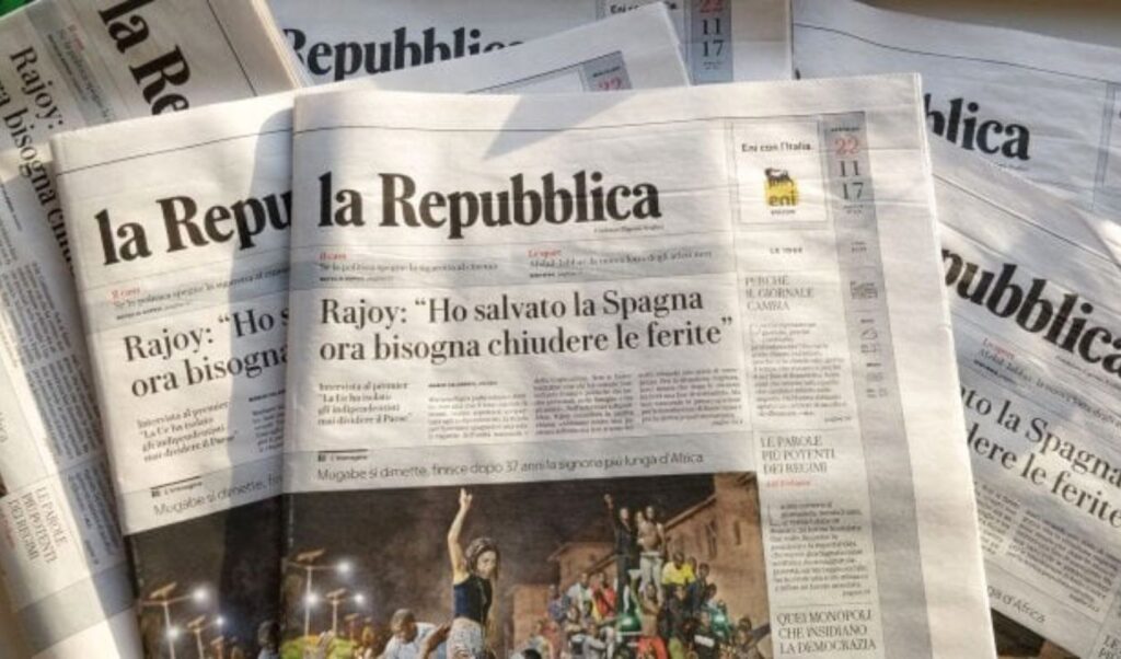 La Repubblica close to acquisition by Kyriakou Group