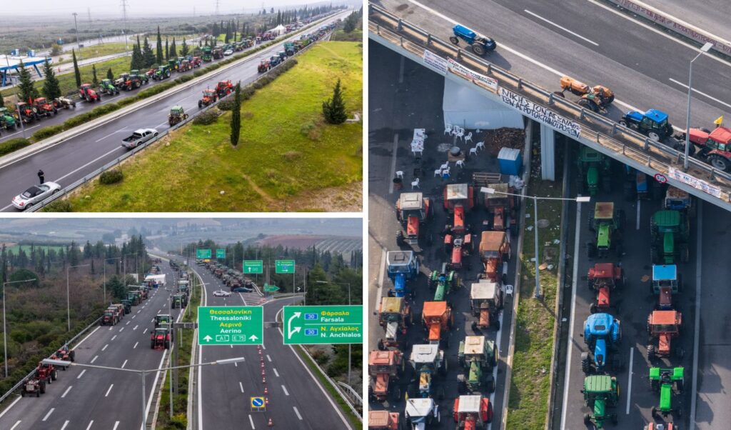 Greek farmers maintain blockades ahead of Christmas