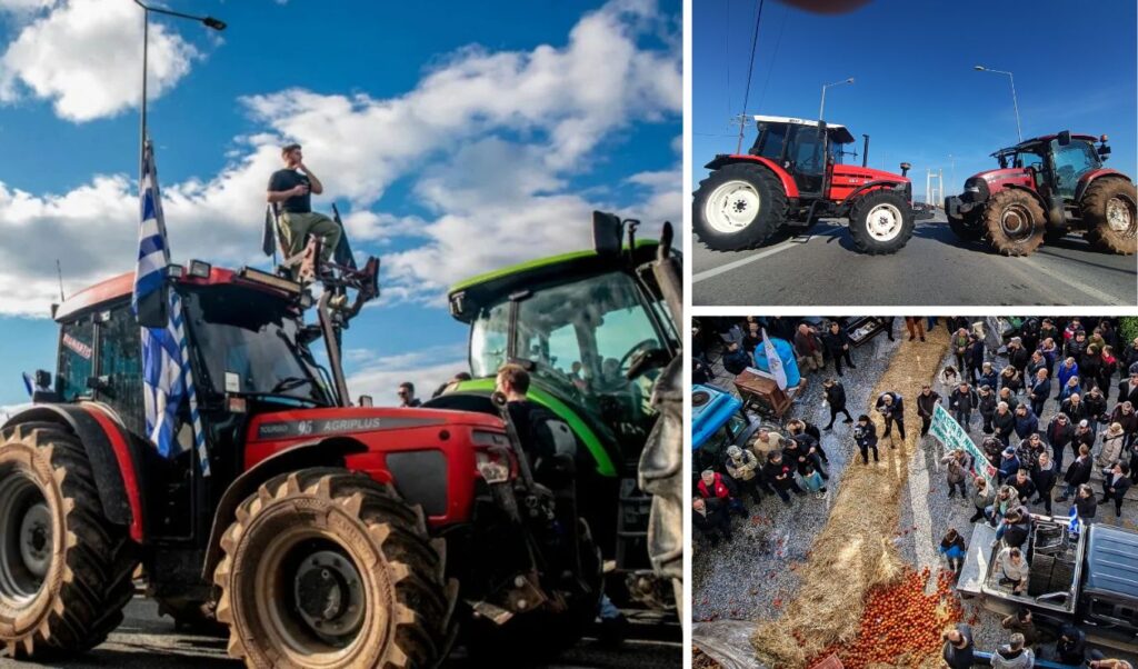 Farmer blockades: Igoumenitsa port closed, focus on Thessaloniki and Crete – Nationwide protests escalate
