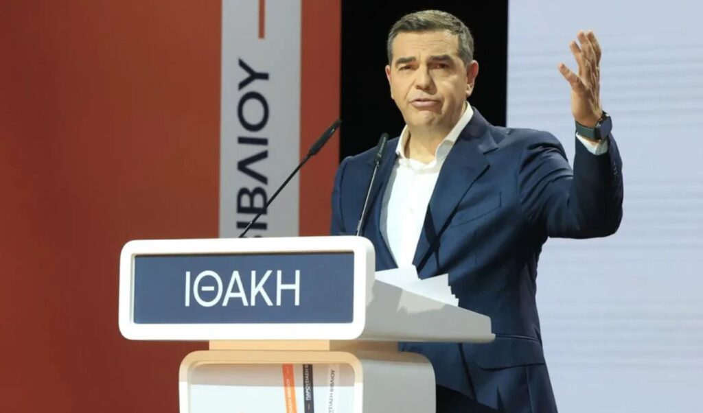 Alexis Tsipras launches manifesto against Mitsotakis from Patras