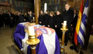 Princess Irene: Spanish royal family bids final farewell in Madrid