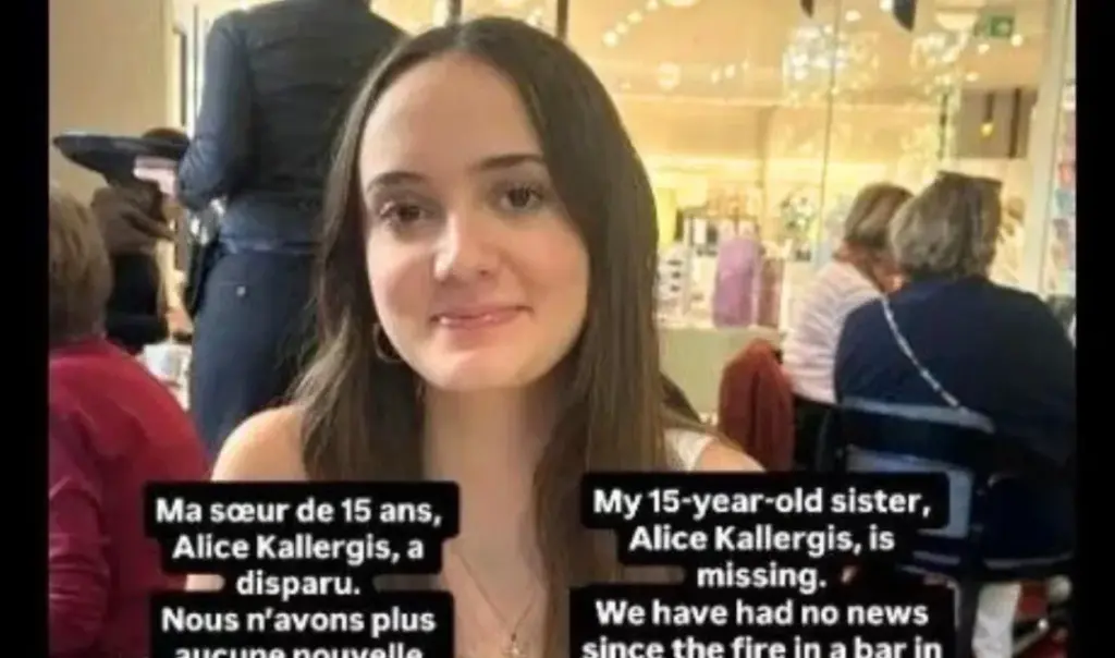 Crans-Montana fire: 15-year-old Greek girl missing after deadly bar blaze