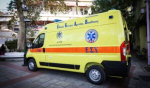 Apartment fire in Corinth: Elderly woman rescued unconscious