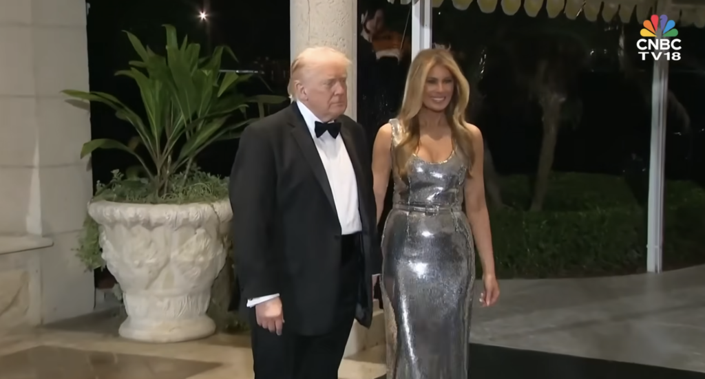 Trump’s lavish New Year’s party at Mar-a-Lago with Melania