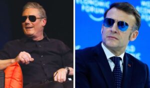 Starmer’s epic trolling of Macron – Wears aviators and speaks French
