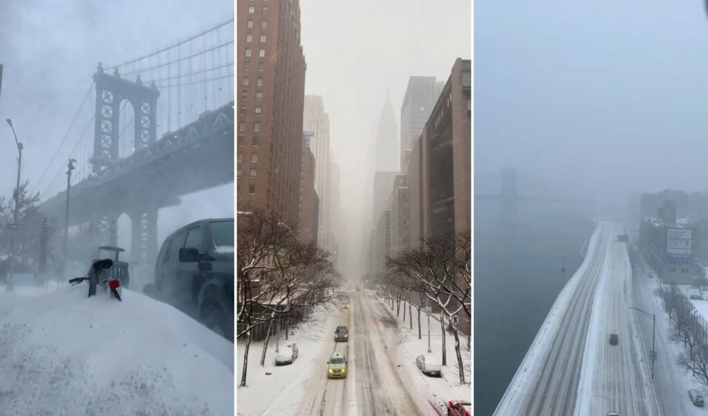 Historic winter storm hits 40 US states with -50°F temperatures
