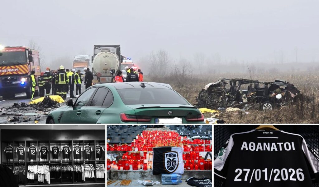 PAOK fans tragic accident in Romania: Bodies of 7 victims return to Greece today