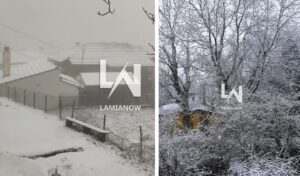 Greece’s mountains turn white with snow across Thessaly, Central Greece and Macedonia (Spectacular photos)