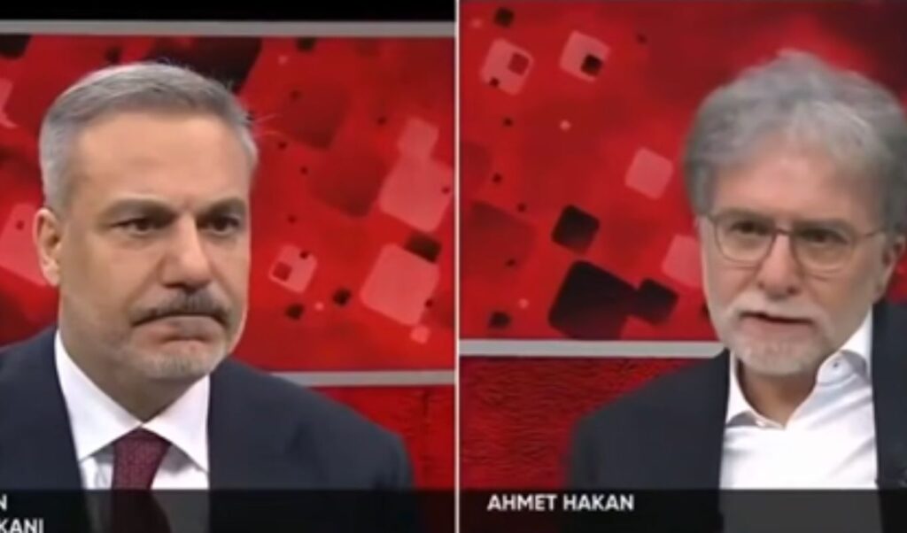 Turkish FM Fidan freezes on nuclear weapons question from journalist