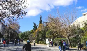 Spring weather arrives in early March as anticyclone brings warmth