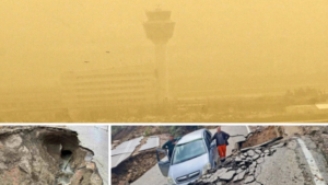 Severe weather: African dust storm engulfs Greece from Athens to Crete