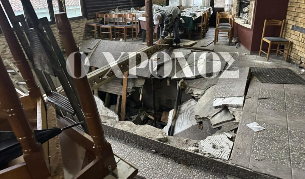 Floor collapse at Greek taverna sends 8 to hospital, owners arrested