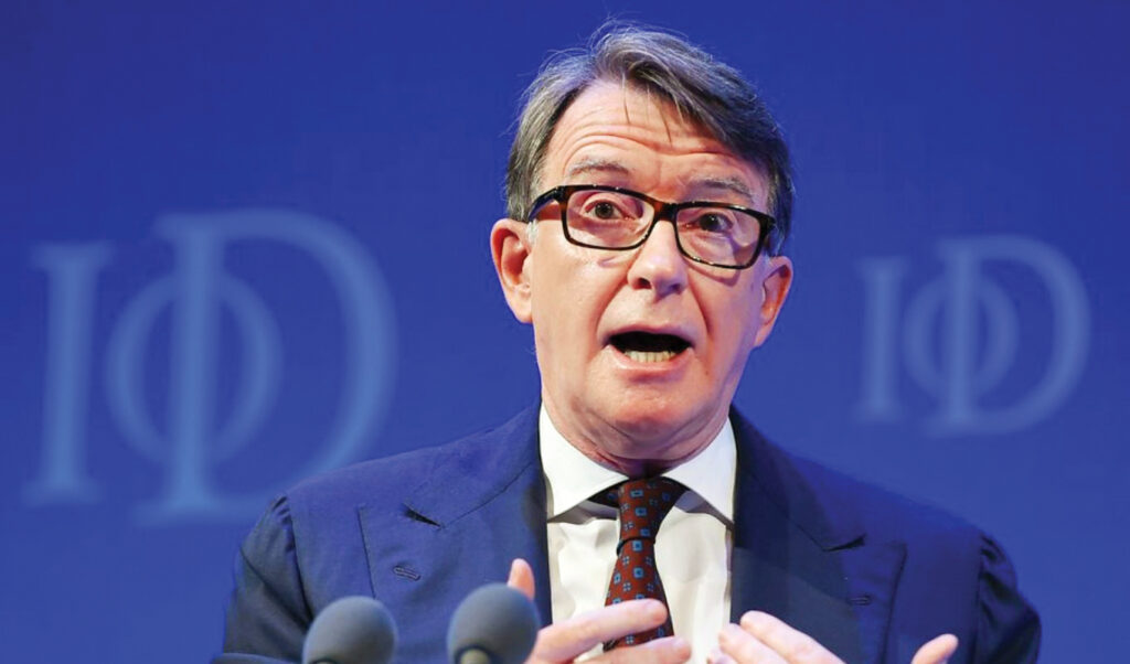 Peter Mandelson scandal: Shocking lack of shame in sharing sensitive information
