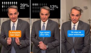 Mitsotakis on TikTok: Greek youth unemployment drops from 39.5% to 13%