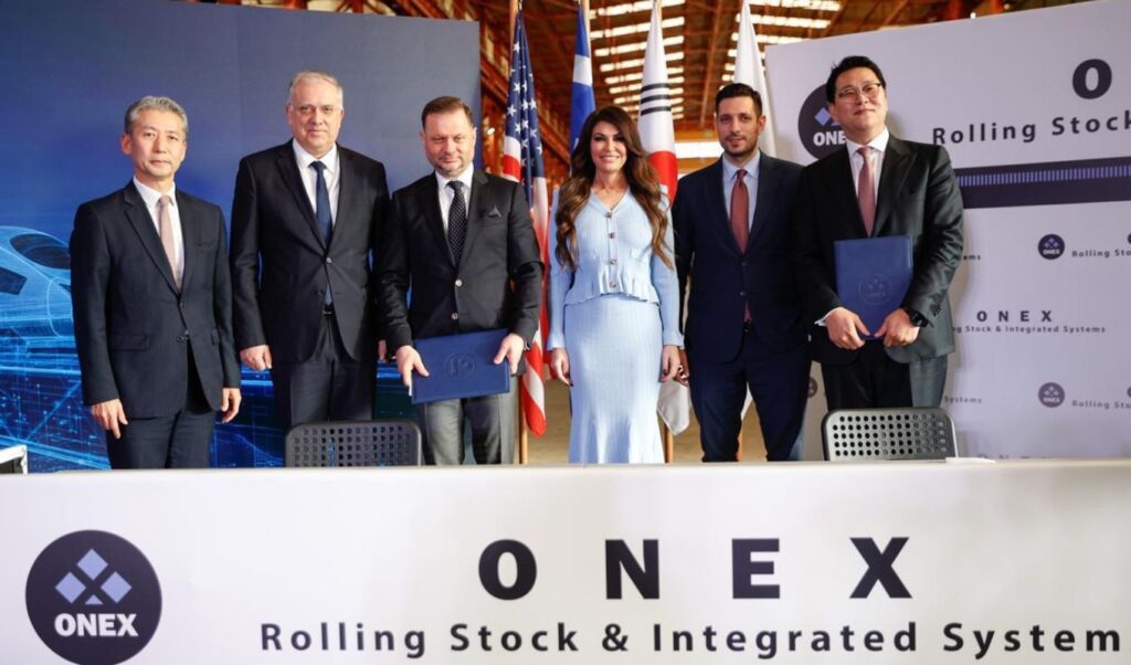 ONEX Group enters rail vehicle sector with major Greek railway plans