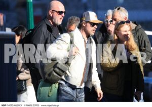 Brad Pitt in Hydra: See the exclusive photos from parapolitika.gr of the star’s arrival on the island (Images)