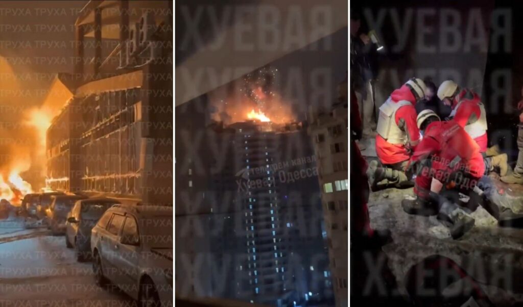 Ukraine war: Russian drone attack hits Odesa killing at least one