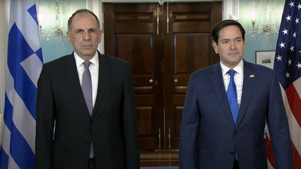 Greece-US talks: Gerapetritis meets Rubio on Iran strategy