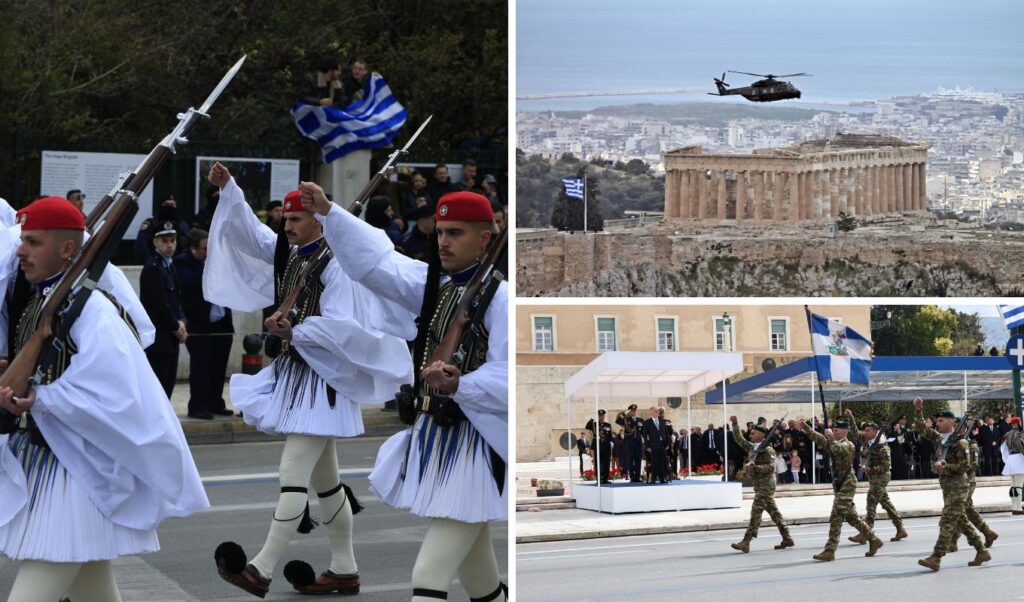 March 25th independence day: magnificent military parade in Athens