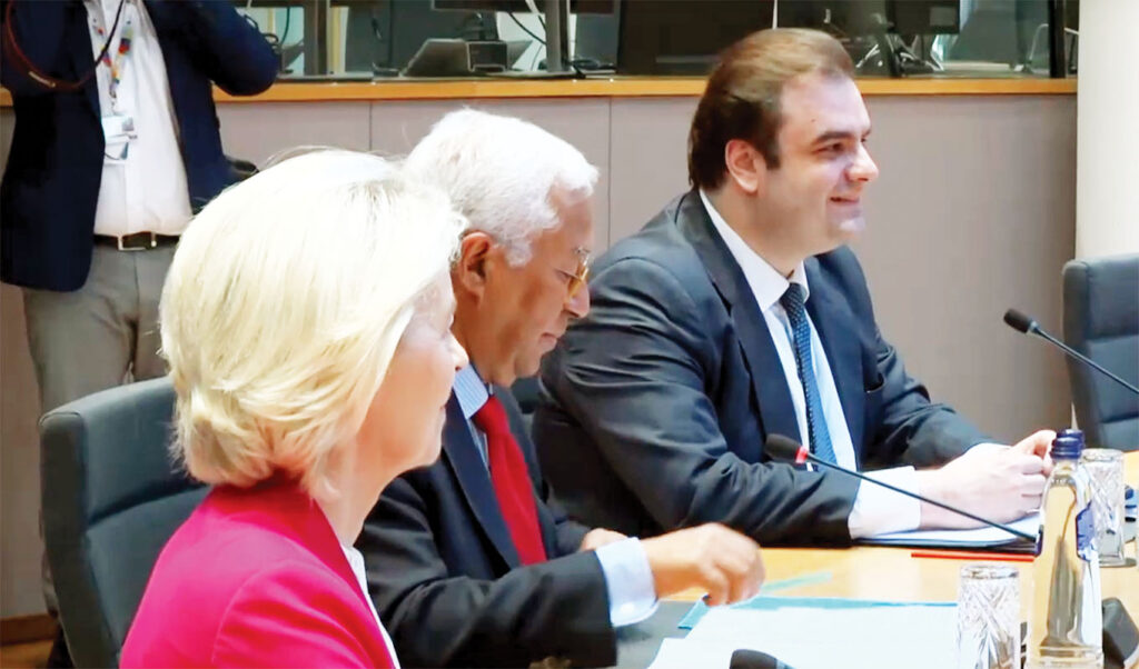 Brussels: Pierrakakis meets Antonio Costa and Ursula von der Leyen – Middle East conflicts’ economic impact in focus