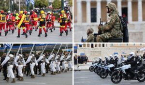 March 25th: Spectacular images from uniformed personnel at Athens military parade