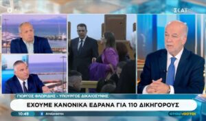 Floridis on Tempi trial: “Wednesday those allowed by law will enter, courtroom is Greece’s largest”