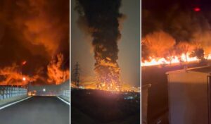 Iran: Massive flames engulf oil depots in Tehran after strikes