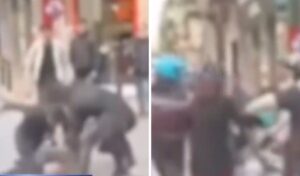 Kypseli: Shocking video shows brutal teen fight in street
