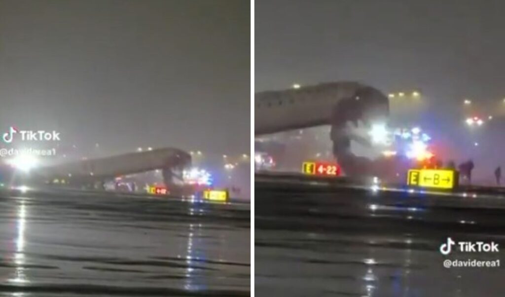 New York: Pilot and co-pilot dead in LaGuardia Airport collision with fire truck