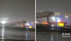 New York: Pilot and co-pilot dead in LaGuardia Airport collision with fire truck