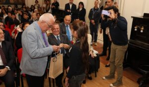 Greek Parliament Speaker receives emotional welcome at schools in Egypt