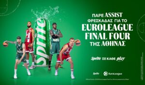 Sprite becomes official partner of 2026 EuroLeague Final Four Athens