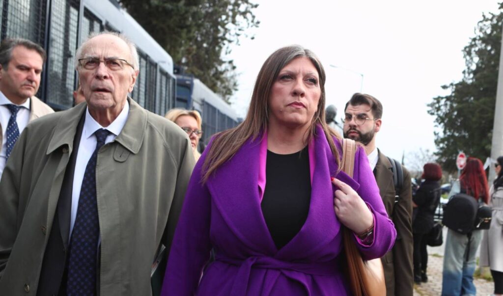 Zoi Konstantopoulou attends Tempi tragedy trial proceedings