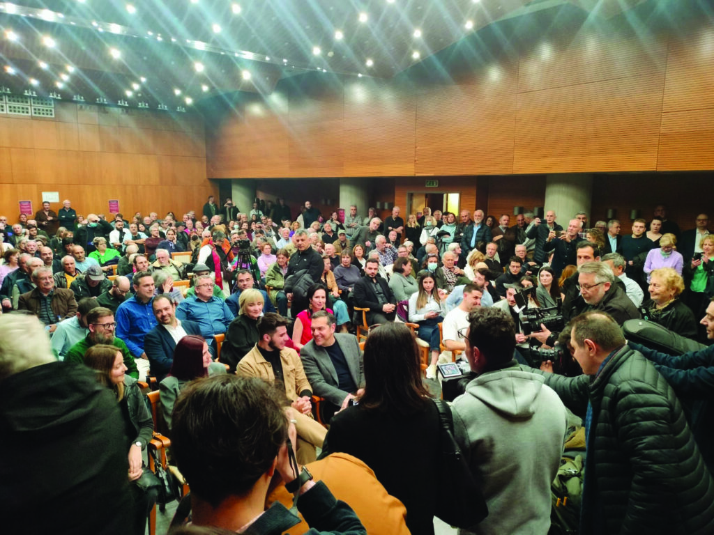 Alexis Tsipras meets with grassroots support group in Thessaloniki