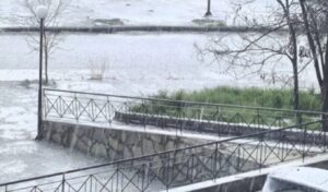 Storm Erminio hits Greece: Massive hailstorm sweeps Halkidiki