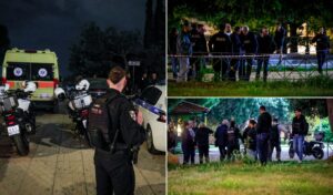 Manhunt for killer of police officer’s 25-year-old son in Athens