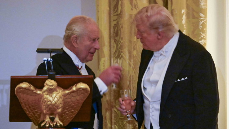 King Charles’ witty comeback to Trump: “Without the British, you’d be speaking French”