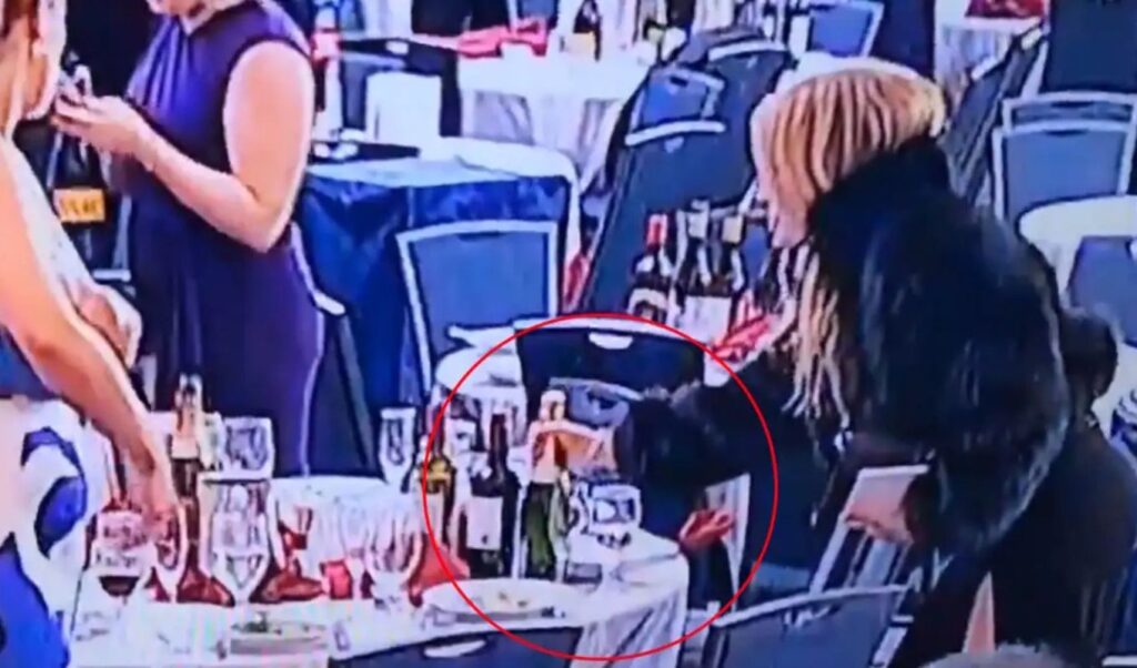 Bizarre moments after Hilton shooting: Selfies, stolen champagne bottles and the guy who just… kept eating (Video)