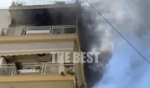 Tragedy in Patras: Elderly woman dies trapped in apartment fire