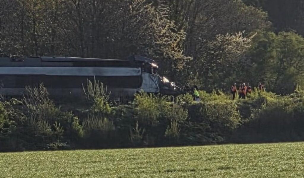 Train collision with military vehicle in France kills one, injures dozens