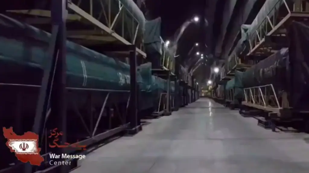 Iran releases underground missile facility video claiming faster rearmament