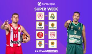 Novasports: Big week with decisive Euroleague clashes and Athinaikos Qualco final