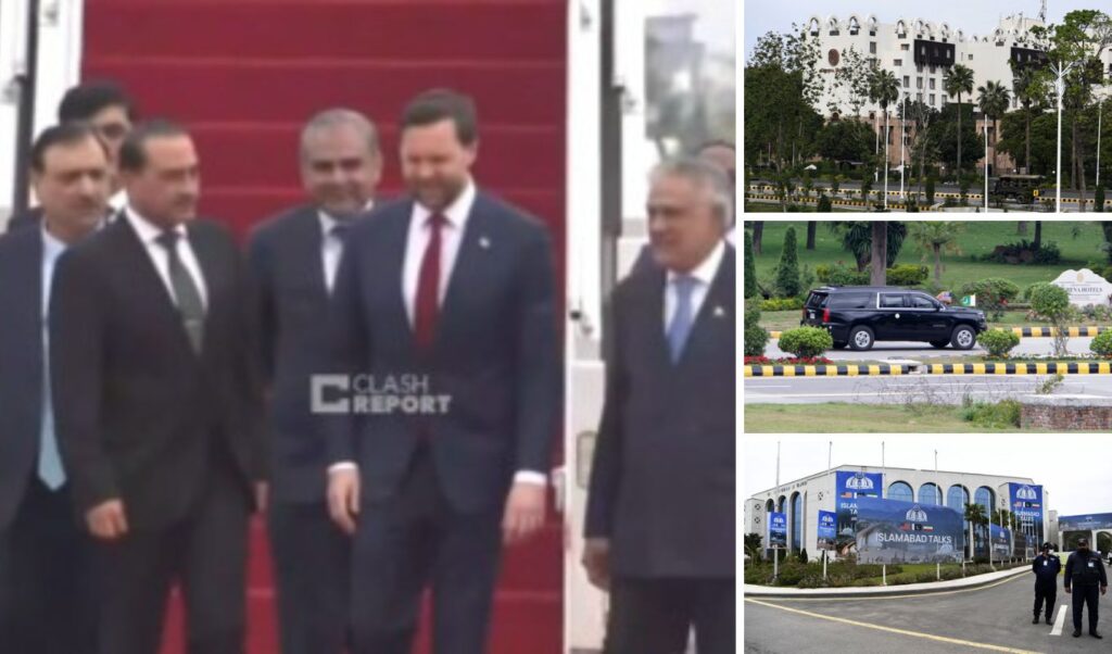 JD Vance arrives in Pakistan as US-Iran talks begin