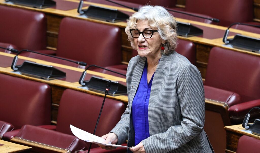 Tragedy strikes Theano Fotiou as her son dies suddenly at 49