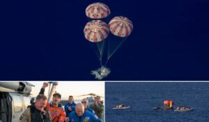 Artemis II returns from the Moon – stunning images and video from Earth landing