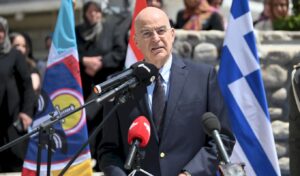 Dendias delivers stern message on Ukrainian drone incident