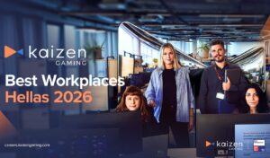 Kaizen Gaming stands out for another year in Best Workplaces Greece 2026